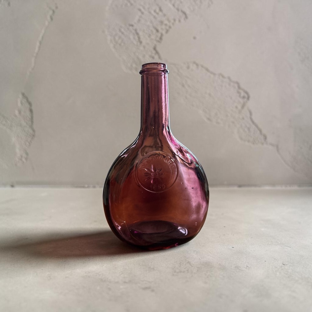 Wheaton NJ Amethyst Glass Bottle Glassboro 1850 Purple Chestnut Flask